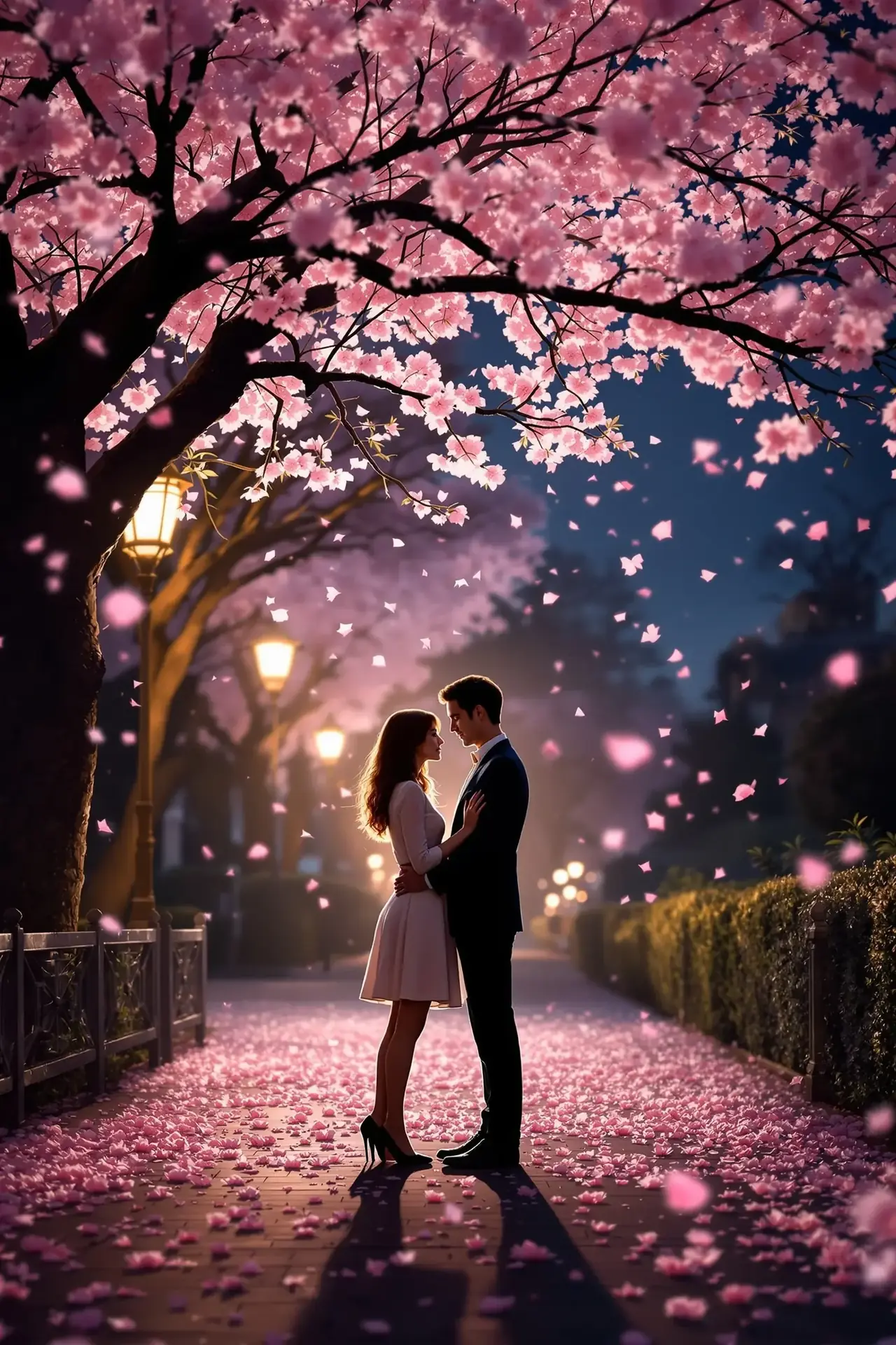 樱花折影 海报